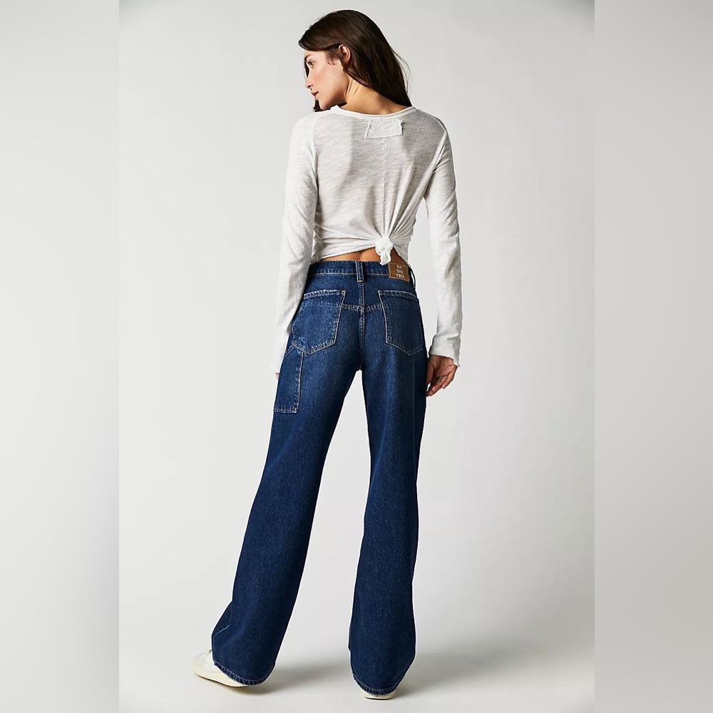We The Free Tinsley Baggy High-Rise Jeans ✨ Dark Romance Size 25
